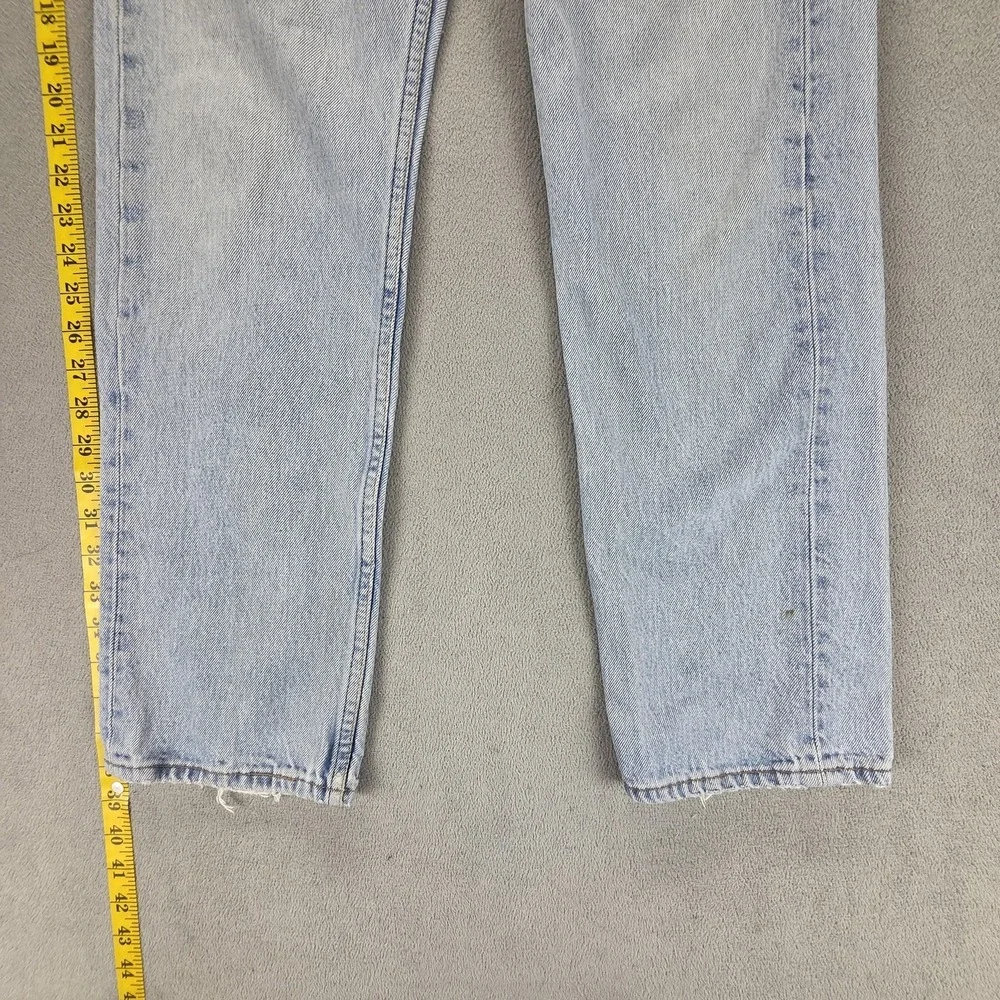 Vintage Levis 501 Jeans Mens Blue Light Wash Button Fly Made In USA Fits 27x30